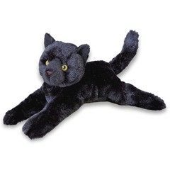 Douglas Tug Black Cat Plush Stuffed Animal 14″ (36 cm) Long,