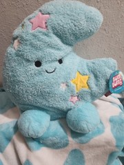 RUSS Bum Bumz MOON STARS 12” Plush Large Beanbag Weather BUMS MASON NEW NWT
