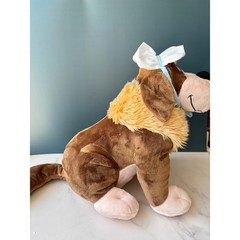 Disney Store Peter Pan Nana Saint Bernard Dog Plush Bonnet with Tags 12in