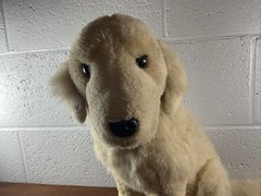 e j classic plush Realistic Golden Retriever 16” Used