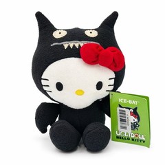 Hello Kitty Ugly Doll Ice-Bat Plush Black Stuffed Animal Sanrio 2013