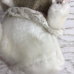 Vintage House Of Lloyd 6″ Stuffed Wedding Puppies Bride And Groom