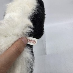 Vintage Jiuya Corp Skunk Plush Stuffed Animal Small Black White Soft 1985
