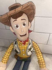 Toy Story Sheriff Woody Plush Soft Doll 18 in Cowboy Disney Store Exclusive