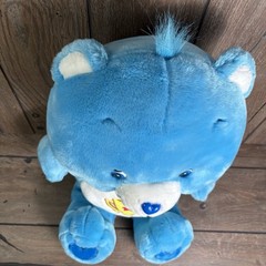 Care Bears Champ Bear Blue White 24″ Jumbo Large Plush 2003 Y2K Vintage