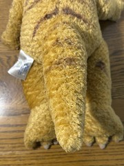 Build A Bear T-Rex Dinosaur Plush 17″ Gold Orange Brown Striped Tyrannosaurus