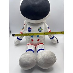 NASA Astronaut Plush Figure Stuffed Toy White Spacesuit Plushible 14 Inch NWT