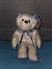 Early 2000’s Very Rare Star Trak United Federation Beanie Baby Bear