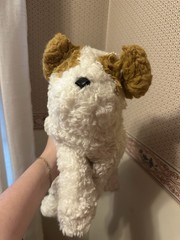 SKM Enterprises Inc. 14″ Brown/White/Pale Yellow Puppy Dog Plush Stuffed Animal