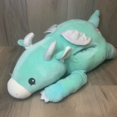 Squishmallows Hugmallows Teal Easter Dragon Miles