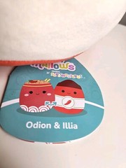 Squishmallows Flipamallows Odion Spicy Noodles / Illia Sriracha Hot Sauce 8″ NWT