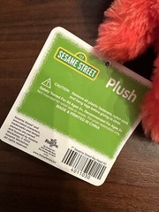 Sesame Street Elmo 7″ Plush Toy Factory Sesame Workshop New Nwt