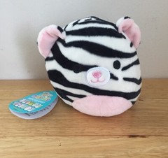 Squishmallows Mini Flipamallows Tasha (Zebra) To Milo (Elephant)