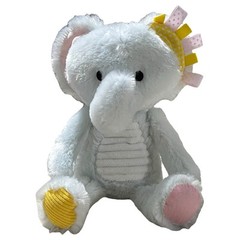 Make Believe Ideas Elephant Snuggables Plush Sensory Stuffed Animal Baby Toy 11”