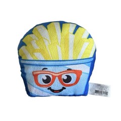 Fun Express French Fries Plush Stuffed Toy Funny Fast Food Smiley Face 5 Inch