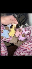 Set of 4 vintage Ganz Teddy Bear Bunnies