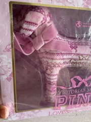 VICTORIA’S SECRET PINK X LOVE SHACK FANCY DOG *BRAND NEW* BEAUX ICONS VELVET BOW