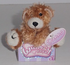 Whimzy Pets Bear Dunno 2010 Mini 3″ Plush Blip Toys NIP 31179