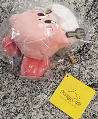 Keychain Plush Japanese Kirby Cafe Exclusive Official New Chef Outfit Fork Cook