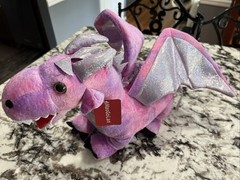 7-Piece Pink Dragon Plush Set – 21.6-Inch Mom & Baby Toys with Surprise Eggs