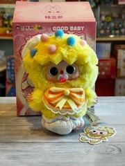 Baby Three Good Baby plush pendant YELLOW CHICK with hat and paci NEW