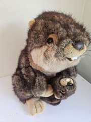 Costco Exclusive Brown Beaver with Baby Plush Stuffed Animal 18″ Tall