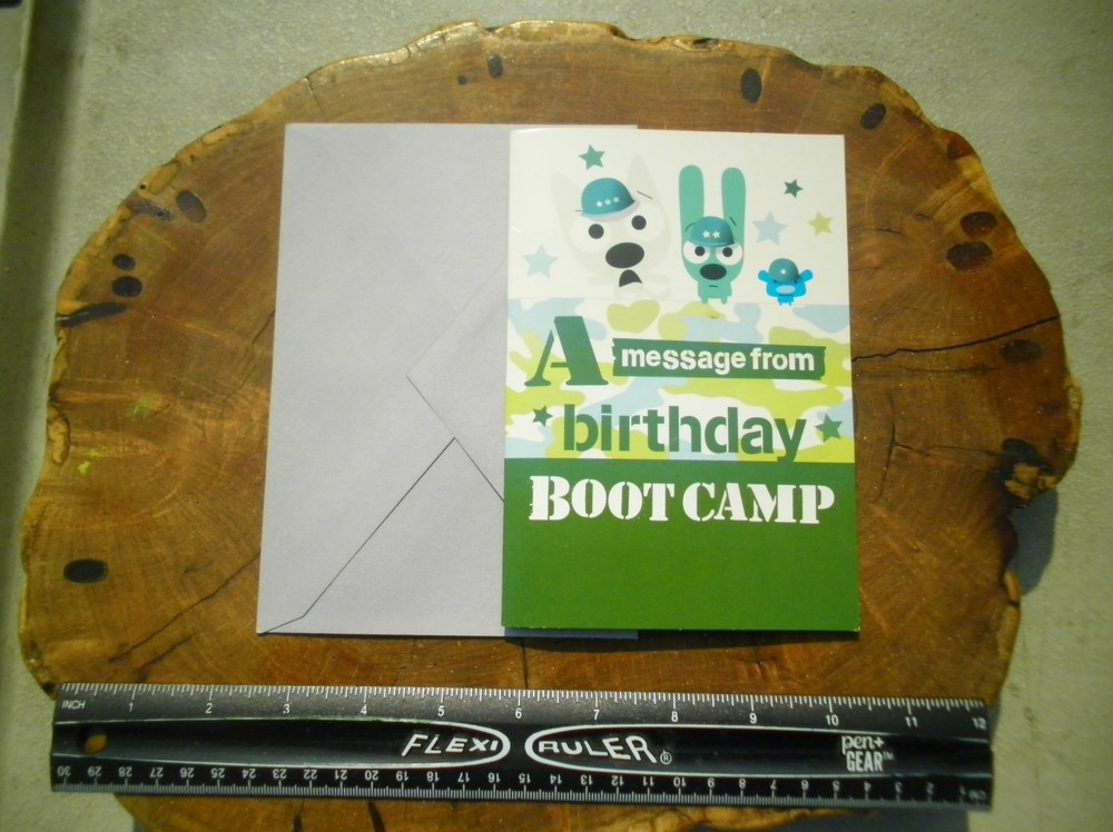 Rare Vintage Original Hoops & Yoyo Greeting Card For Trade or Purchase (Read)