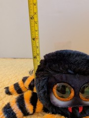 Ty Beanie Boos Charlotte The Halloween Spider Orange Black 6″ Stuffed Animal NWT