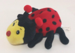 Vintage House of Lloyd Plush Ladybug Stuffed Animal Bean Bag 1996