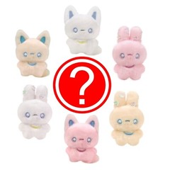 Qualia Moon Friends Gashapon Kawaii Anime Plush Keychain Japan Blind Box Toy