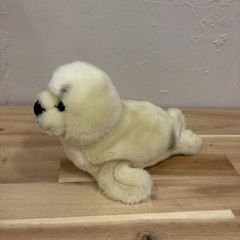 2012 Toys R Us White Harp Seal Pup 10” Plush Stuffed Animal Great Condition RARE