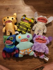 Fuggler Funny Ugly Monster Plush Lot of 46 minis Baby’s