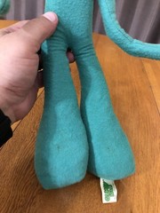 VTG 1983 GUMBY PALS ART CLOKEY SHER STUFF 14” PLUSH POSABLE WEIGHTED LEGS FIGURE