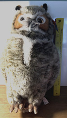 FAO Schwartz Great Horned Owl Plush 14” 2015