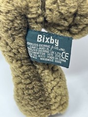 Russ Berrie BIXBY Brown Teddy Bear Plush Stuffed Animal 11″ Bean Filled Toy