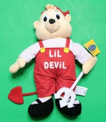 NWT Toy Network Lil Devil Alvin & The Chipmunks Valentine’s Day Plush Doll 12″