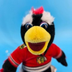 Chicago Blackhawks Tommy Hawk Mascot Plush Forever Collectibles NHL Red Jersey
