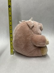 Oshko International Corp. Chubby Round Stuffed Animal Girl Pig Plush With Bow