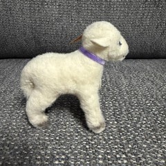 Steiff Woolen Lamb 2014 Williams-Sonoma Rare Tiny Collectible 682605 Button Ear