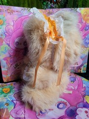 Liila 600% V2 Tea Time With My Girl Series Plush Orange Cat Campsis Easter Bunny