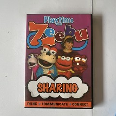 Playtime with Zeebu Sharing Plush Monkey Blue/Cream/Black w/ DVD 2004 ZB-102