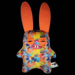 FUGGLER Funny Ugly Monster Rabbit Tie Dye Bunny Plush Budgie Laboratory Misfits