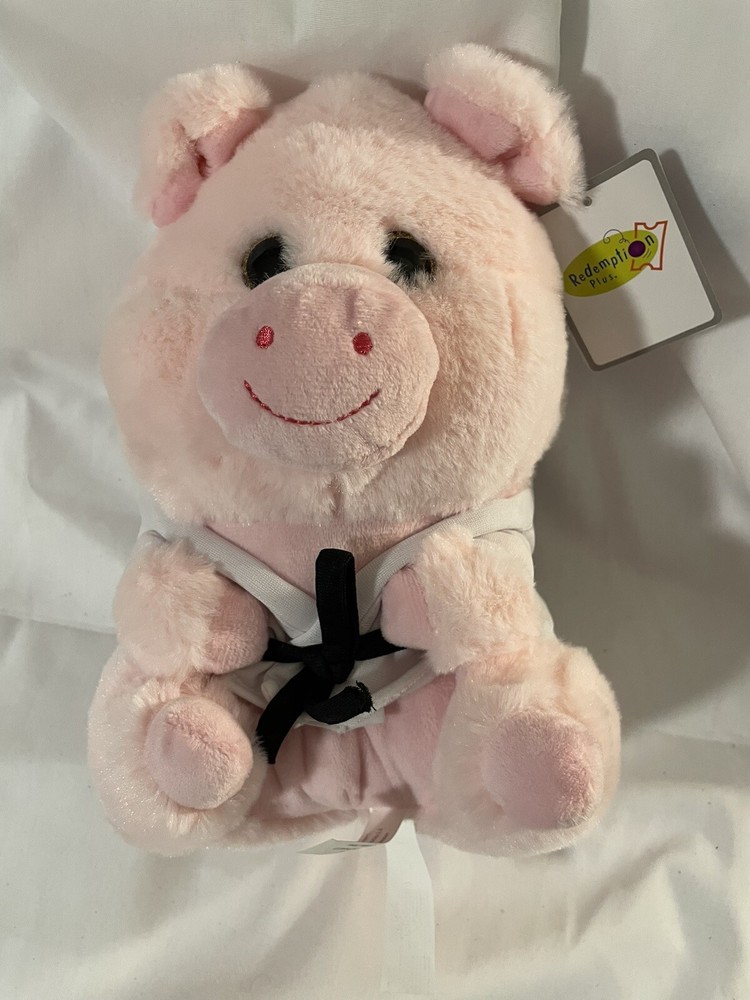 Redemption Plus Pork Chop 11″ Plush w/tags (Karate Chop Pig)