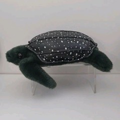 VTG Ranger Ricks Animals at Risk Plush Stuffed Leatherback Turtle Ocean Animals