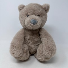 Cloud Island Bear Plush Stuffed Animal Brown Gray Nose Hook Loop Teddy Toy 10″