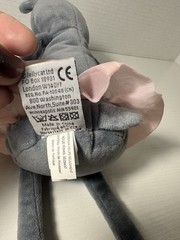 Retired Jellycat Dancing Darcey Hippo Ballerina Plush Gray And Pink