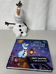 Frozen Olaf Stuffed Plush And Light Up Board Book D1