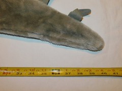VTG DAKIN SAN FRANCISCO DINOSAUR JUMBO PLUSH STEGOSAURUS 40 SALESMAN SAMPLE SKIN