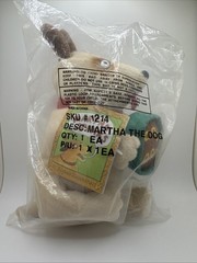 SEALED NWT Vintage Martha Speaks 1998 Dog Plush Stuffed Animal -PBS Merry Makers