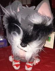 Makeship Pluto Living Dog Plush New Limited Release 7″ Tall Gray Terrier